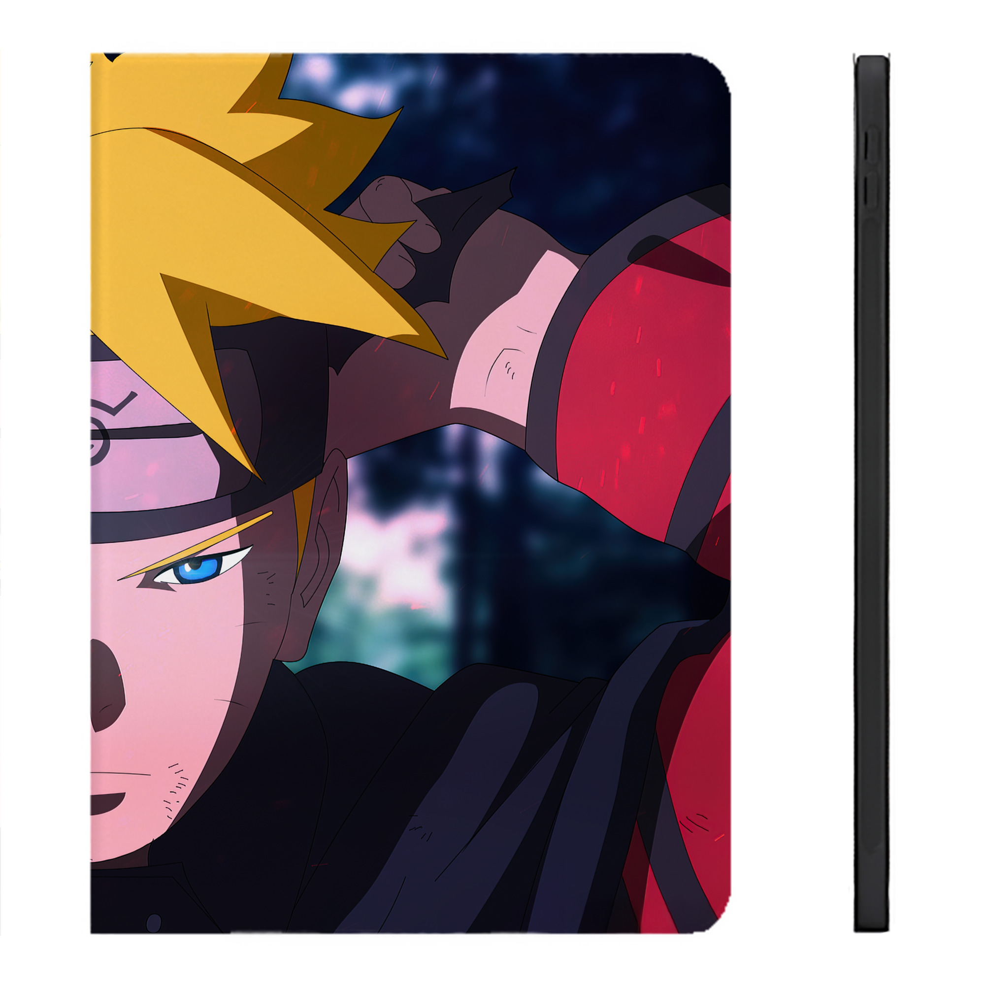（画像用） NARUTO -ナルト- NARUTO -ナルト- 疾風伝 IPadケース ペンホルダー付き ブックスタイルデザイン